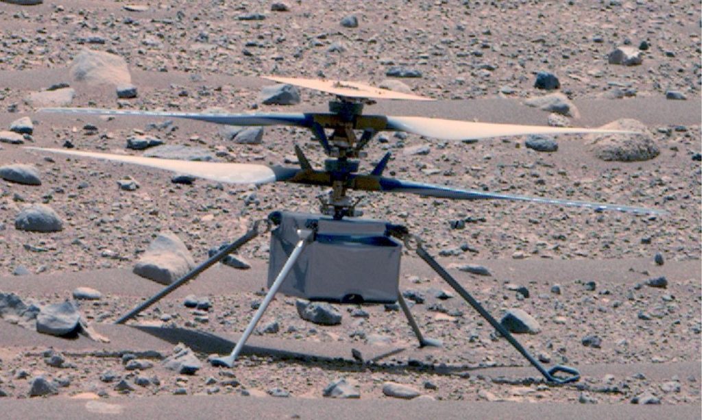 هلیکوپتر Ingenuity مریخ نورد ناسا